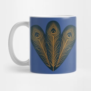 Peacock feathers Mug